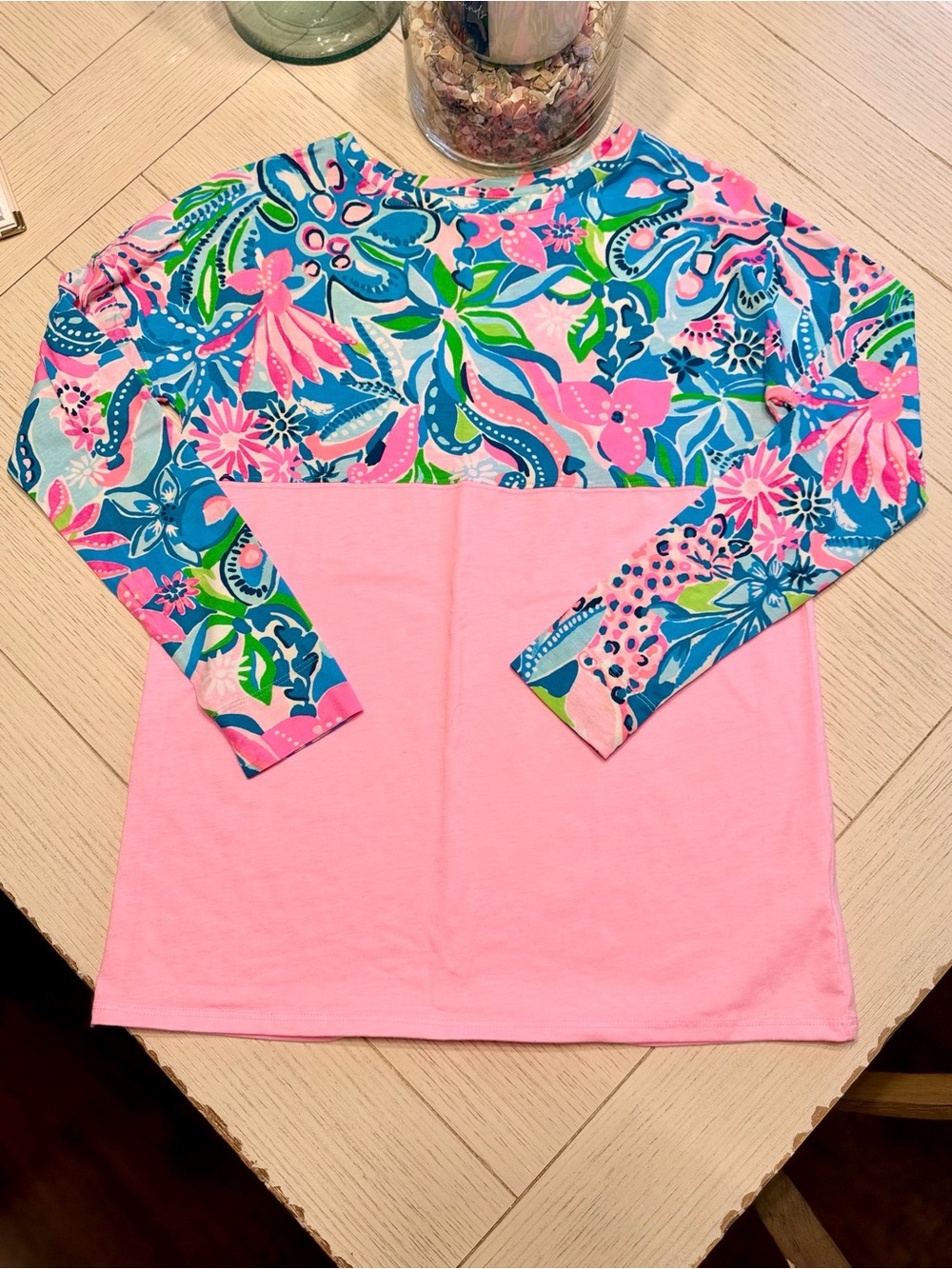 Lilly Pulitzer XXS finn top - turquoise oasis golden hour | NWOT